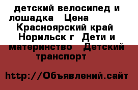 детский велосипед и лошадка › Цена ­ 3 000 - Красноярский край, Норильск г. Дети и материнство » Детский транспорт   